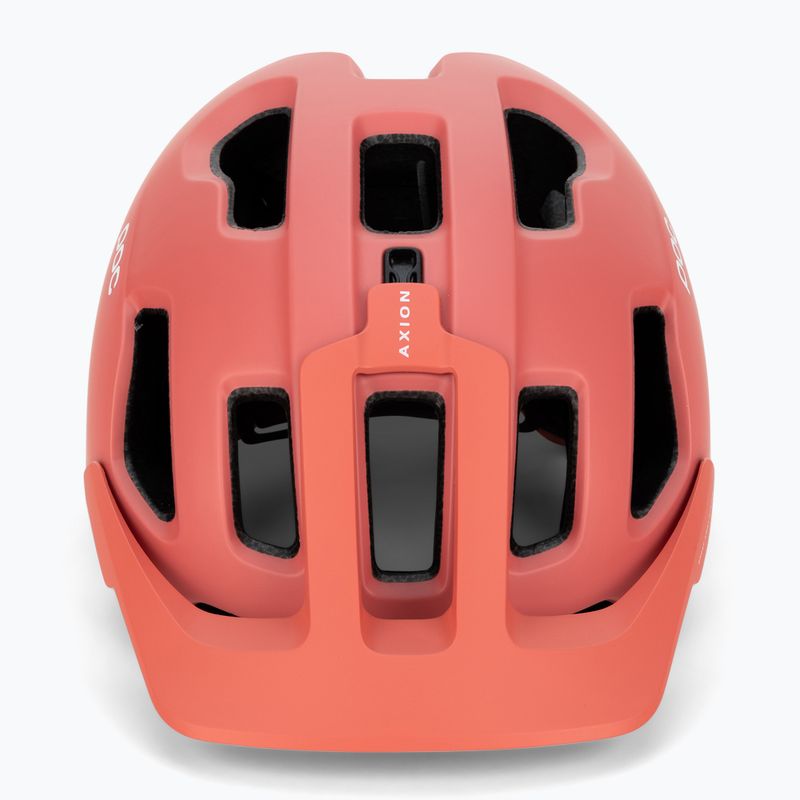Kask rowerowy POC Axion Race MIPS ammolite coral/uranium black matt 2