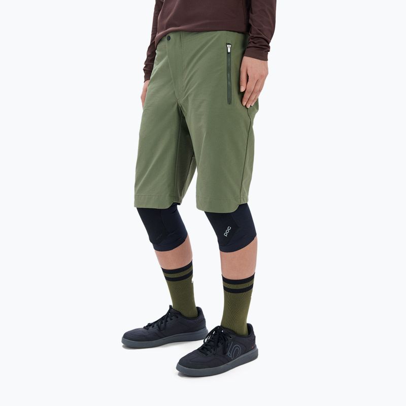 Spodenki rowerowe damskie POC Essential Enduro W epidote green
