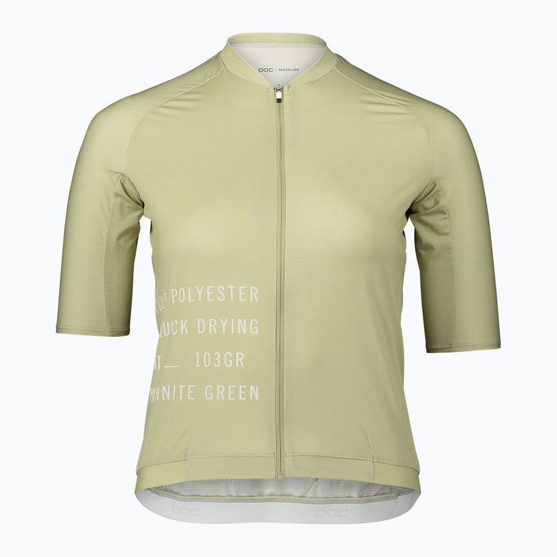 Koszulka rowerowa damska POC Pristine Print W prehnite green