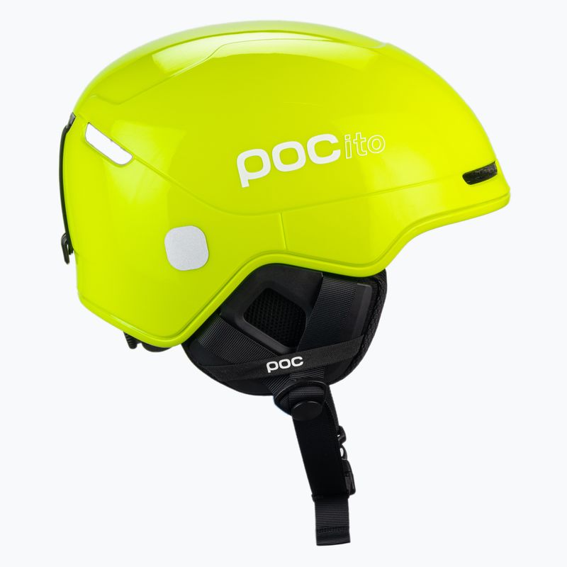 Kask narciarski dziecięcy POC Pocito Obex MIPS Jr fluorescent yellow/green 4