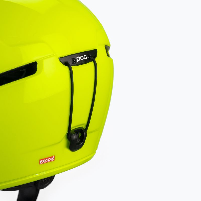 Kask narciarski dziecięcy POC Pocito Obex MIPS Jr fluorescent yellow/green 7