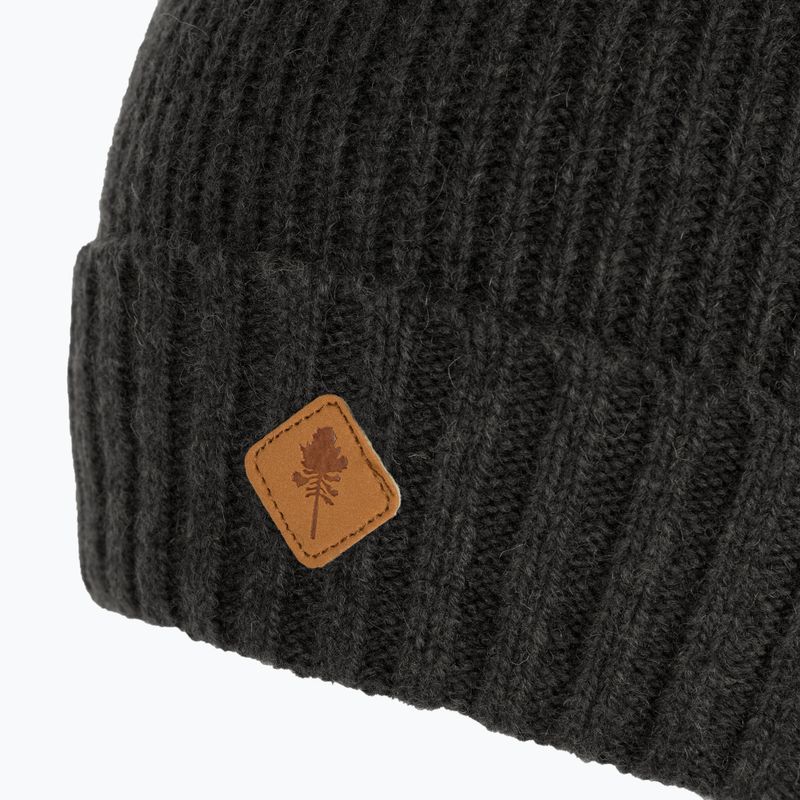 Czapka zimowa Pinewood Knitted Wool dark anthracite mel 5