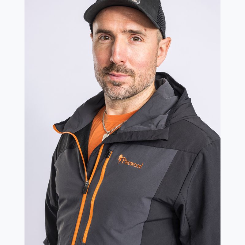 Kurtka męska Pinewood Abisko Light Stretch d.anthracite/black 3