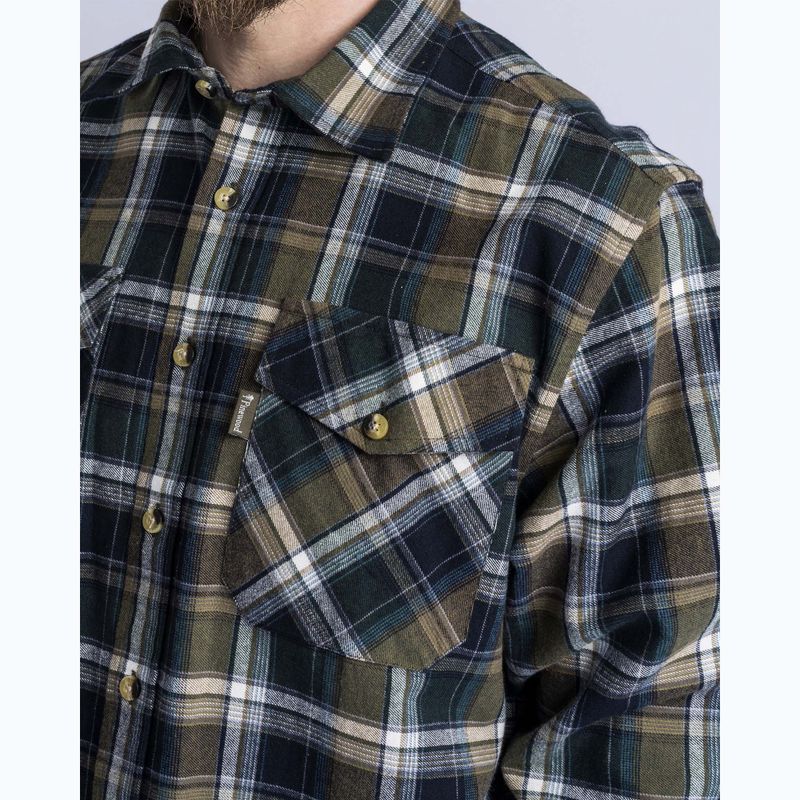 Koszula męska Pinewood Härjedalen green/navy 6