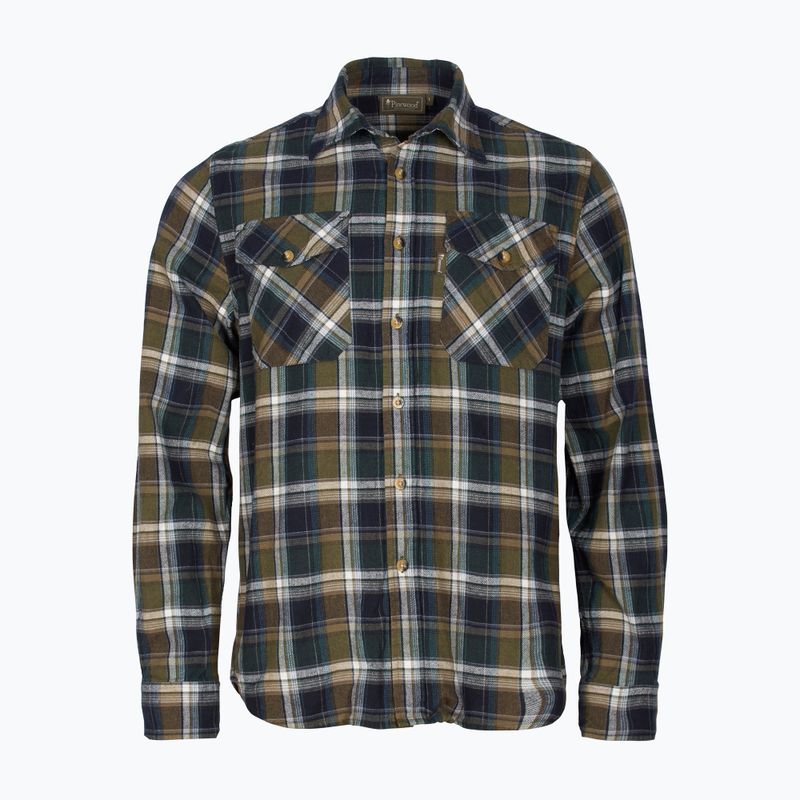 Koszula męska Pinewood Härjedalen green/navy 7
