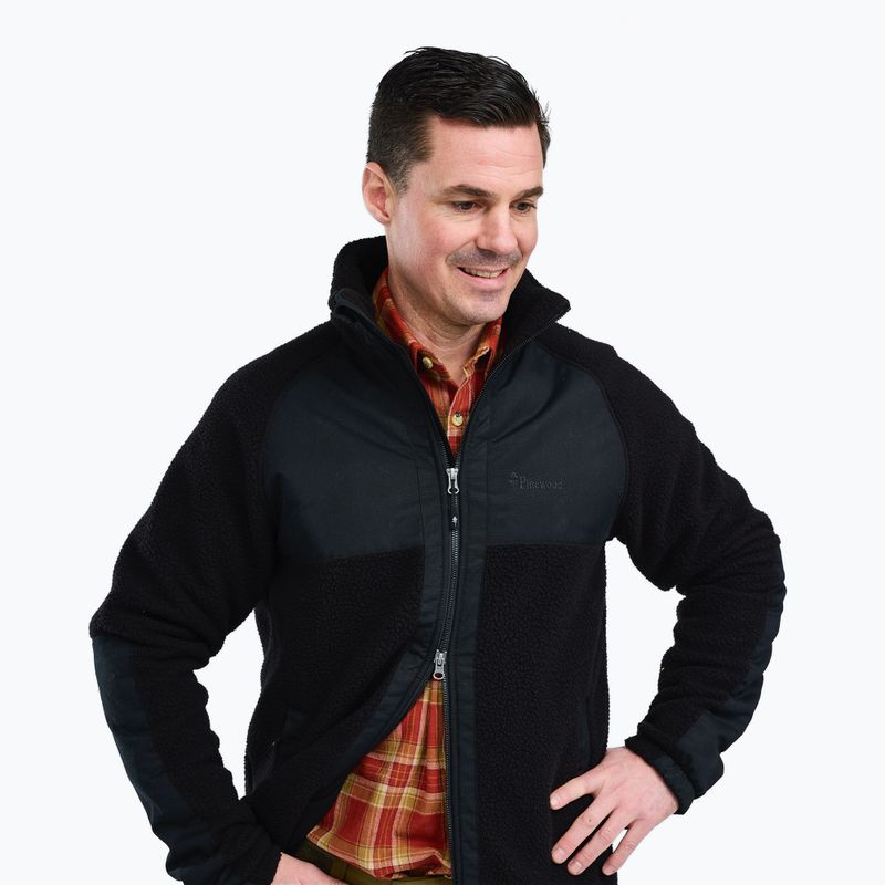 Kurtka męska Pinewood Pile Fleece black 3