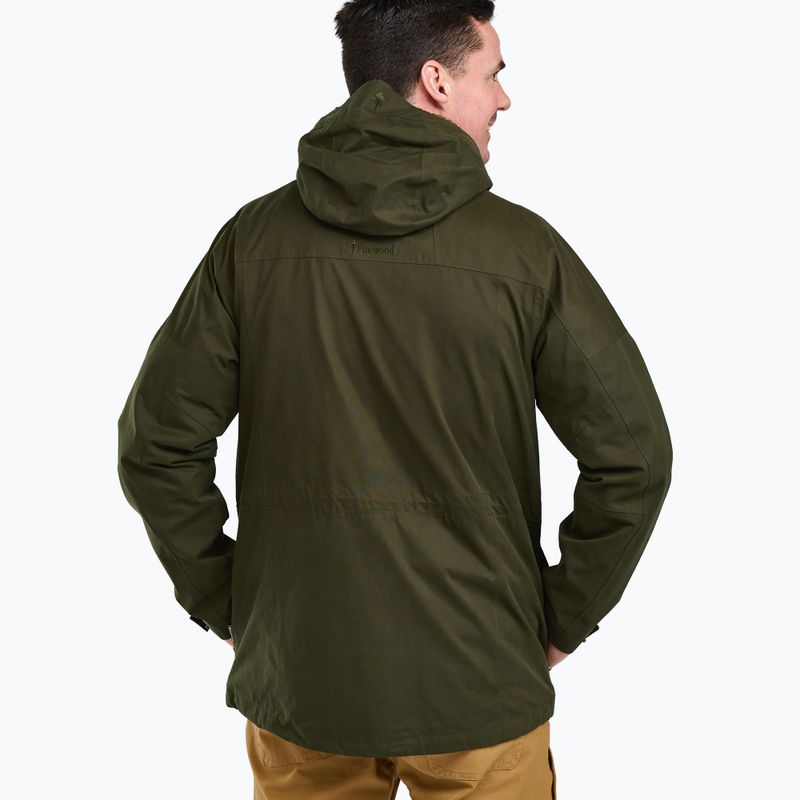 Kurtka przeciwwiatrowa męska Pinewood Nydala Classic 2L moss green 2