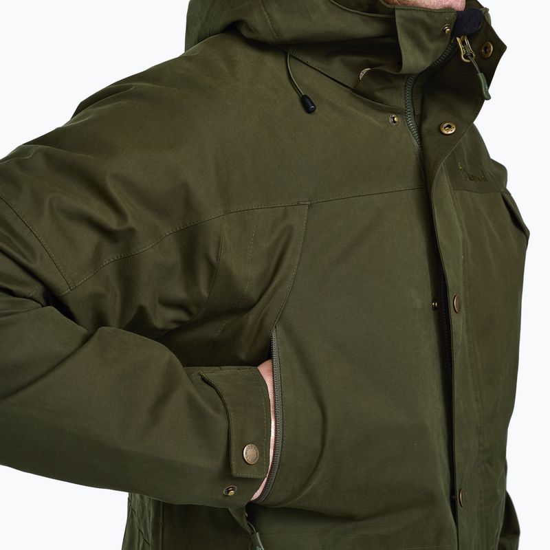 Kurtka przeciwwiatrowa męska Pinewood Nydala Classic 2L moss green 5