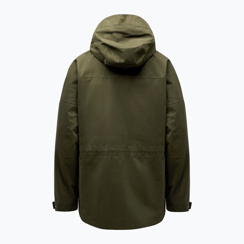 Kurtka przeciwwiatrowa męska Pinewood Nydala Classic 2L moss green 9
