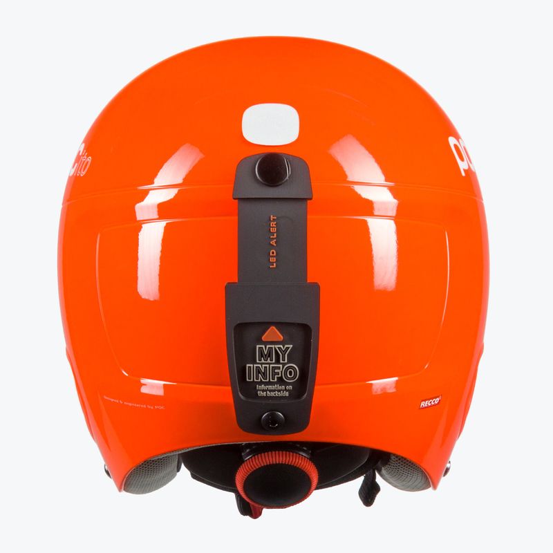Kask narciarski dziecięcy POC Pocito Skull Jr fluorescent orange 3