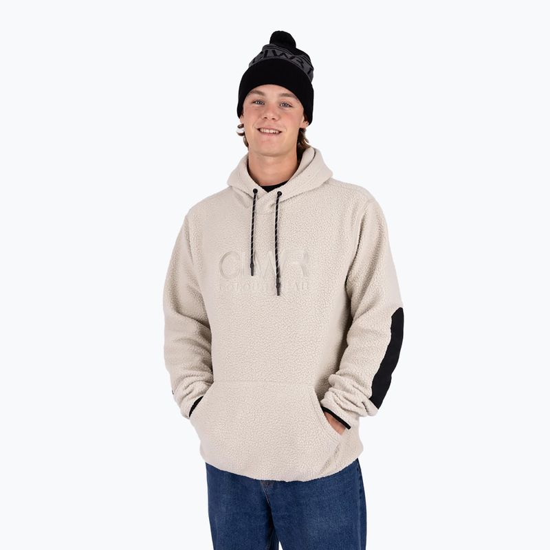 Bluza męska Colourwear Teddy Hood 2.0 light beige