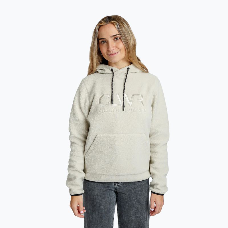 Bluza damska Colourwear Teddy Hood 2.0 light beige 5