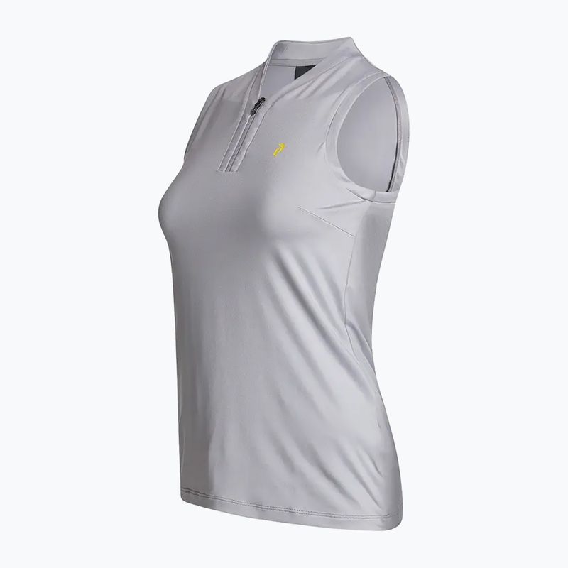 Koszulka polo damska Peak Performance Turf Zip soud mist 2