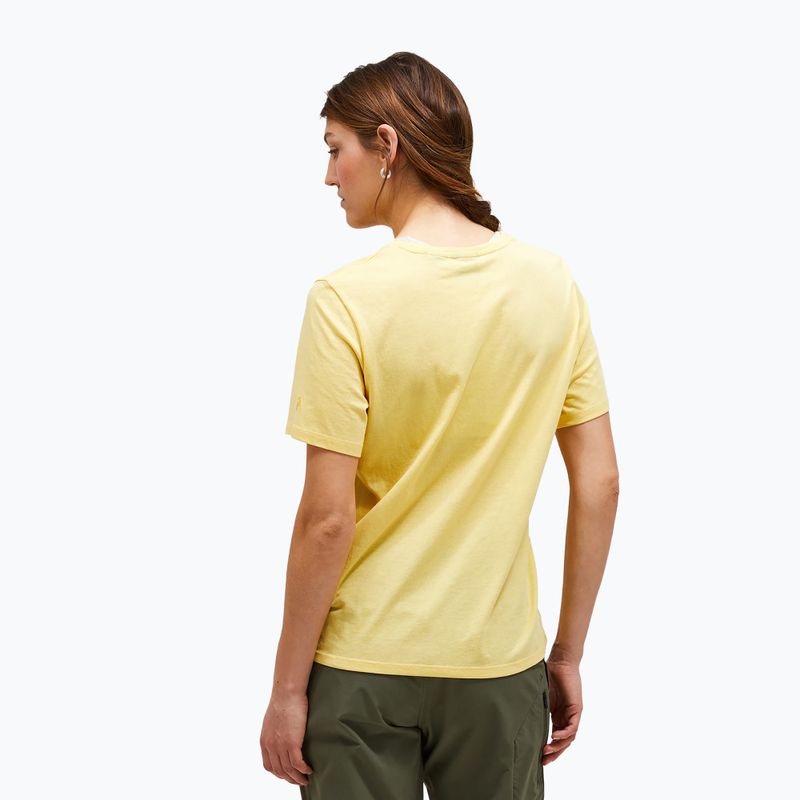 Koszulka damska Peak Performance Explore Logo mellow yellow 2