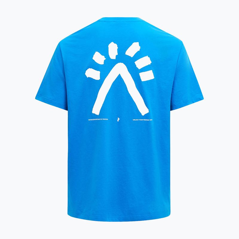 Koszulka męska Peak Performance Explore Graphic brilliant blue 4