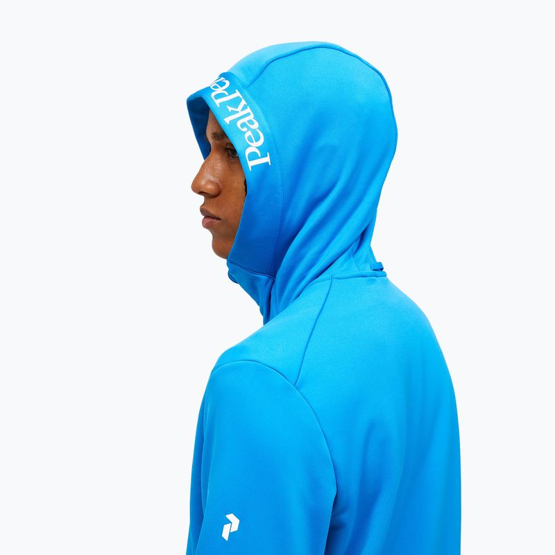 Bluza męska Peak Performance Rider Tech Zip Hood brilliant blue 4