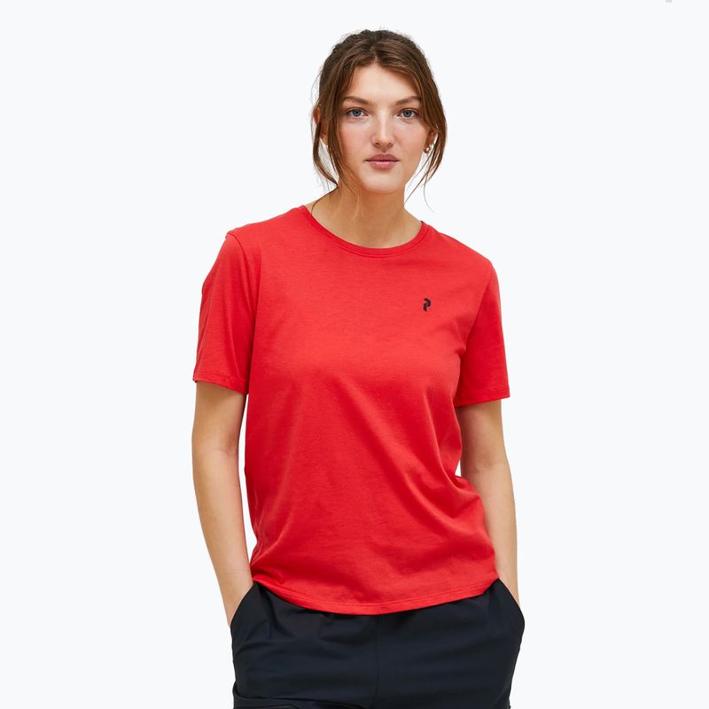 Koszulka damska Peak Performance Explore Graphic brilliant red