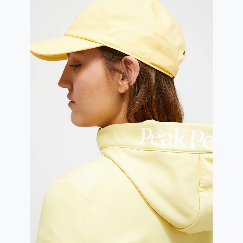 Bluza damska Peak Performance Rider Tech Zip Hood mellow yellow 4