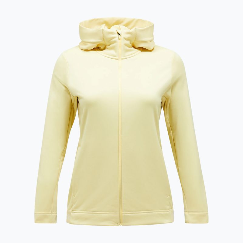 Bluza damska Peak Performance Rider Tech Zip Hood mellow yellow 5