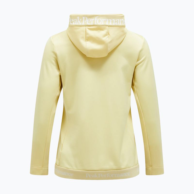 Bluza damska Peak Performance Rider Tech Zip Hood mellow yellow 6