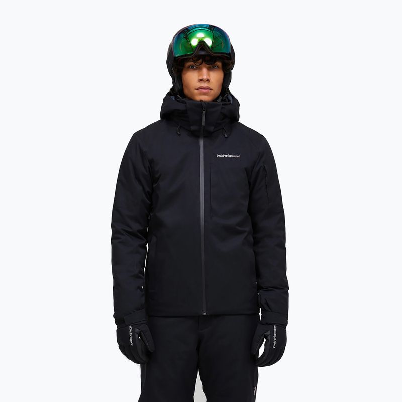Kurtka narciarska męska Peak Performance Maroon Insulated black