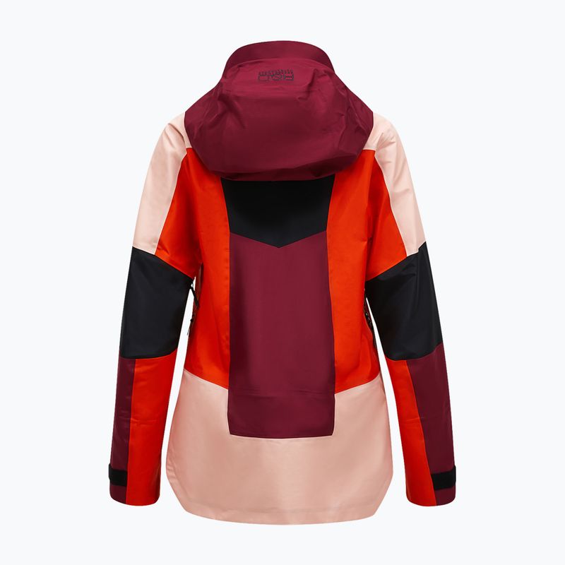 Kurtka narciarska damska Peak Performance Vertical Gore-Tex Pro Jacket peach fuzz/vertical zenith 2
