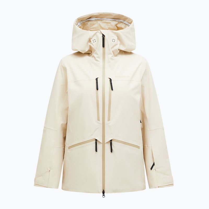Kurtka narciarska damska Peak Performance Whitelight APX sand fog