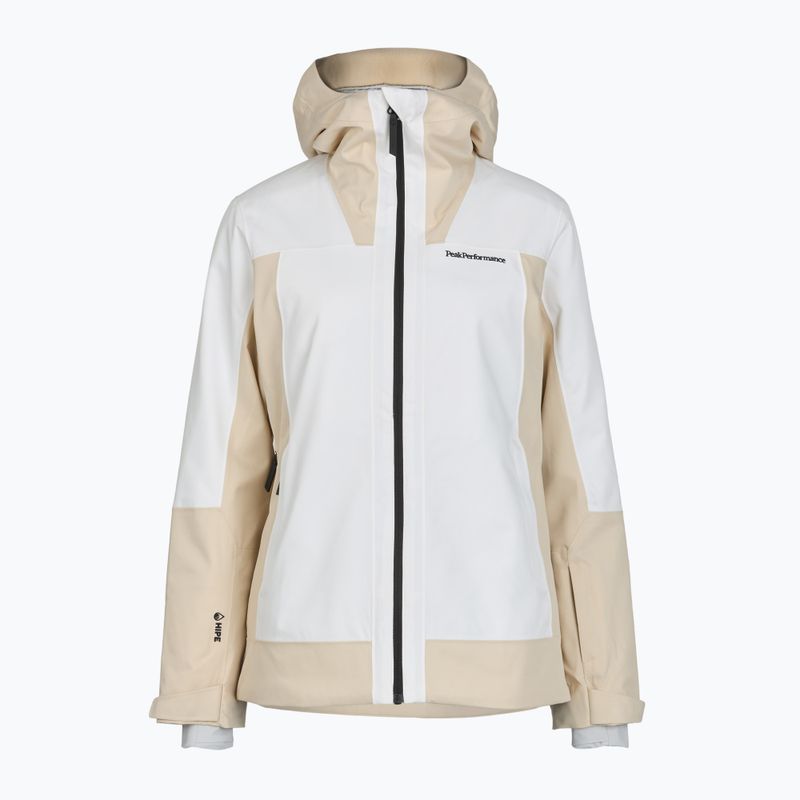 Kurtka narciarska damska Perak Performance Rider Tech Insulated sand fog/off wihte