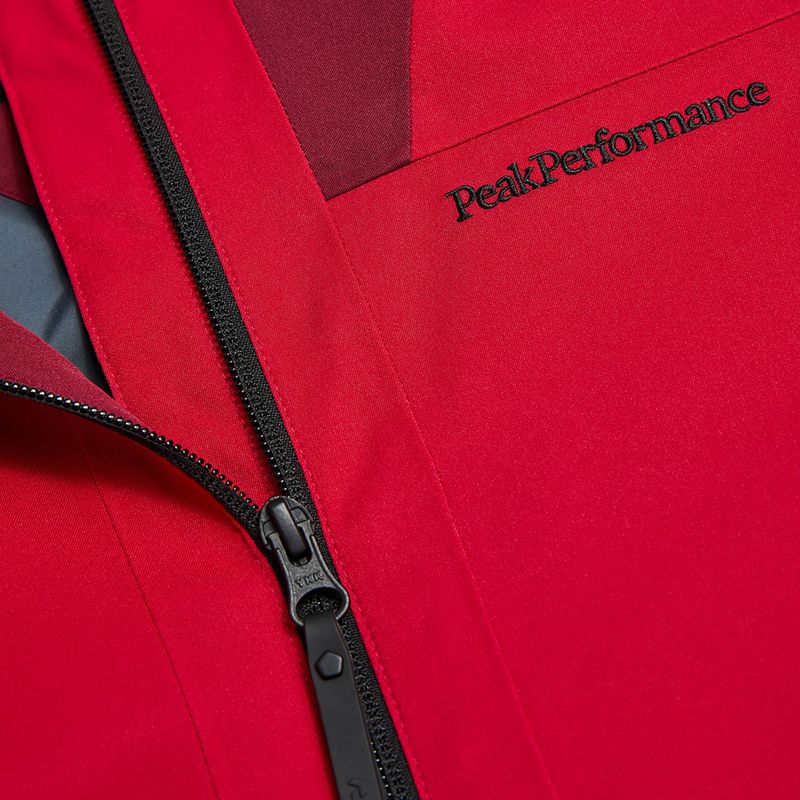 Kurtka narciarska damska Perak Performance Rider Tech Insulated vertical zenith/tech burgundy 4