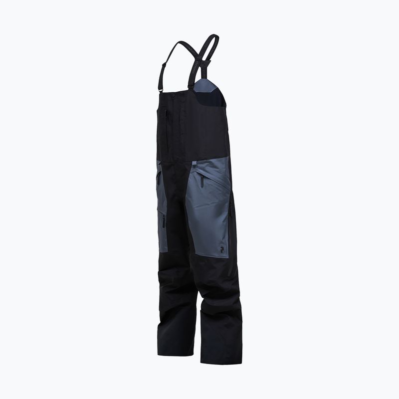 Spodnie narciarskie męskie Peak Performance Vertical GTX Pro Bib black/mountain mist 7