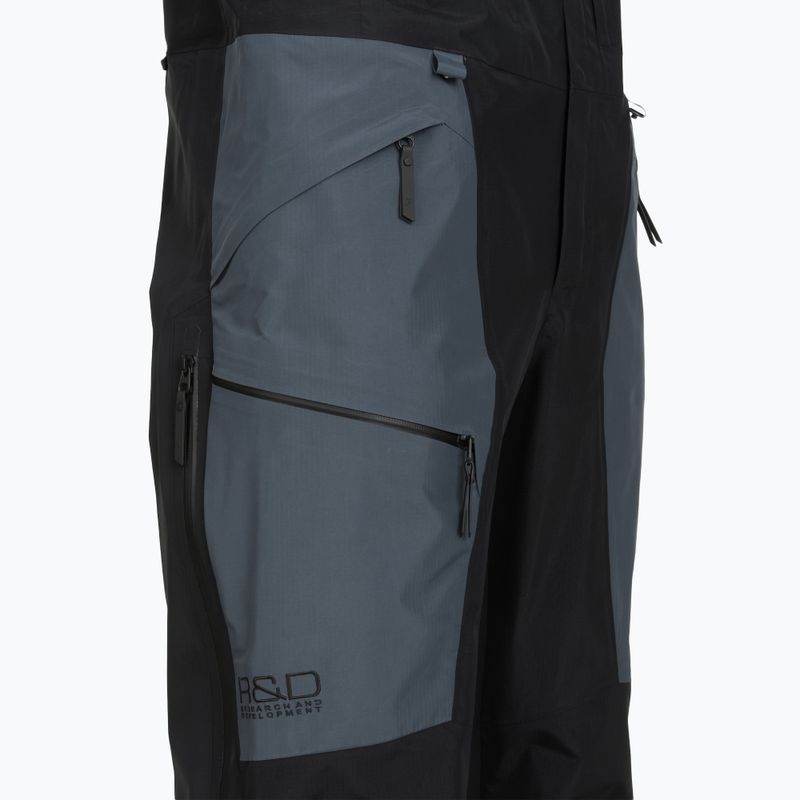 Spodnie narciarskie męskie Peak Performance Vertical GTX Pro Bib black/mountain mist 3