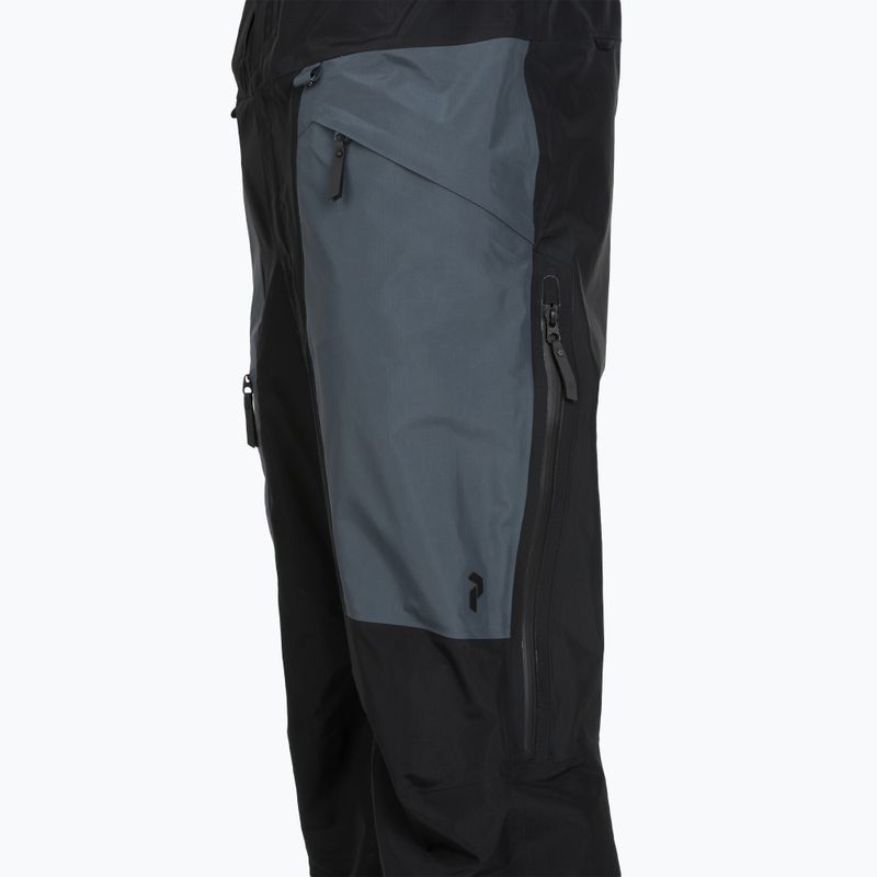 Spodnie narciarskie męskie Peak Performance Vertical GTX Pro Bib black/mountain mist 4