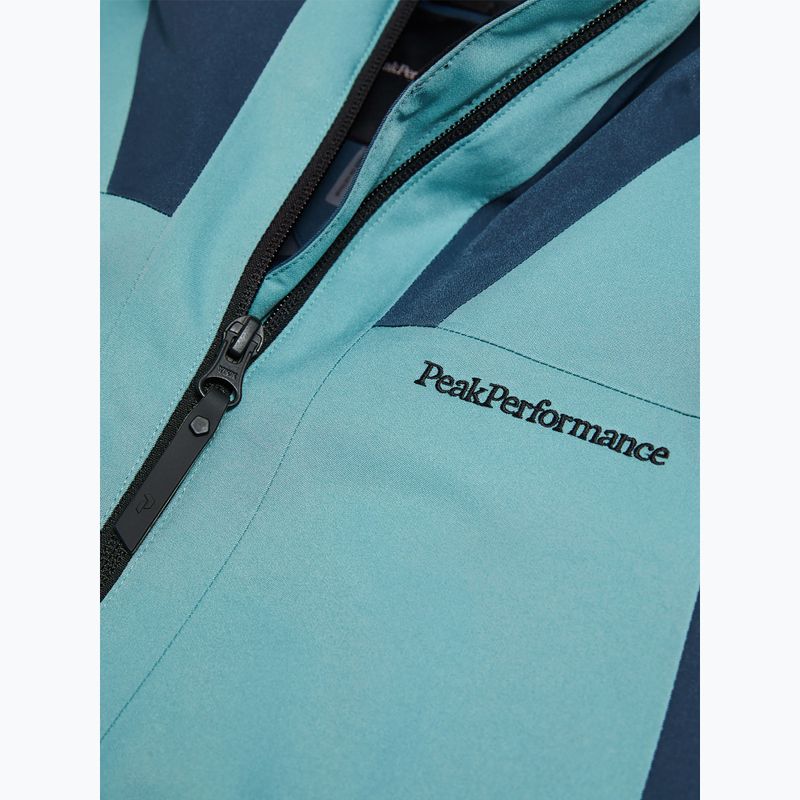 Kurtka narciarska damska Peak Performance Rider Tech Insulated Jacket mountain lake/deluded vision 4