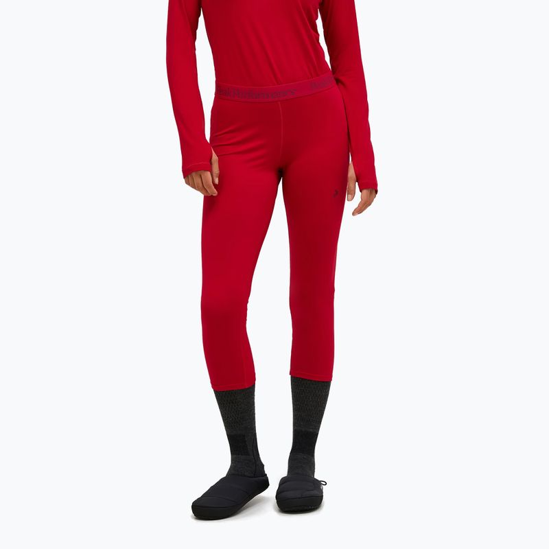 Legginsy termoaktywne Peak Performance Spirit Short John tech burgundy