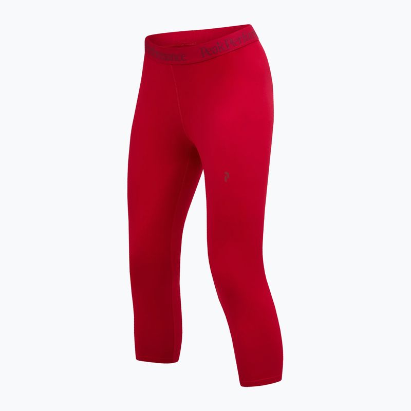 Legginsy termoaktywne damskie Peak Performance Spirit Short John tech burgundy 5