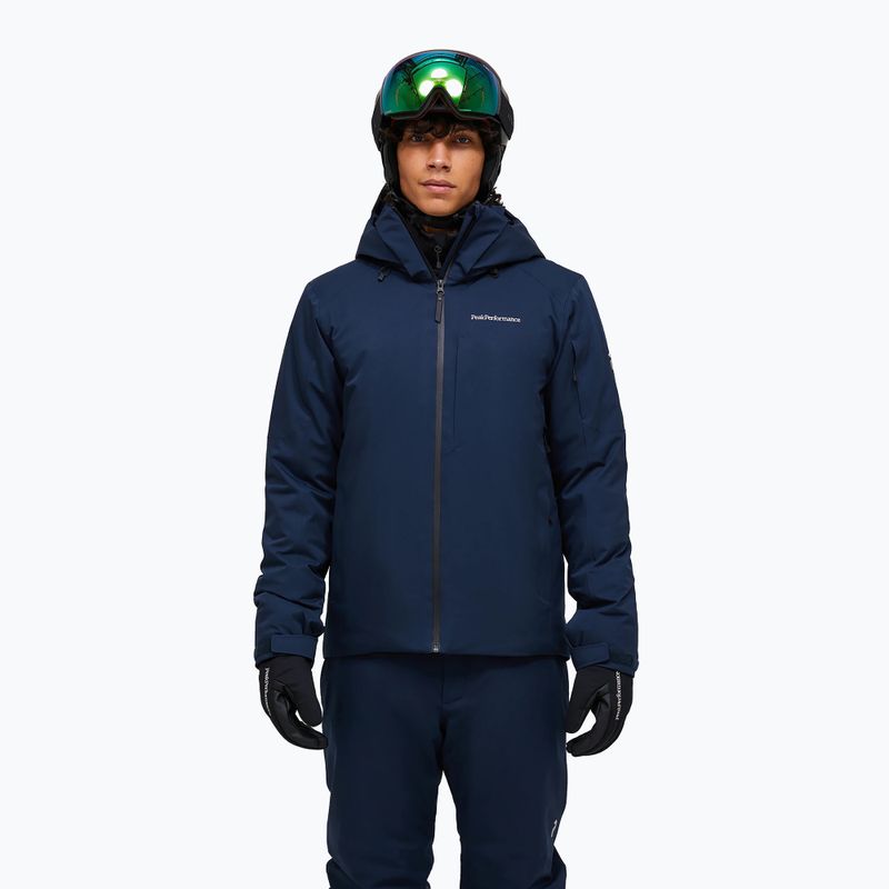 Kurtka narciarska męska Peak Performance Maroon Insulated blue shadow
