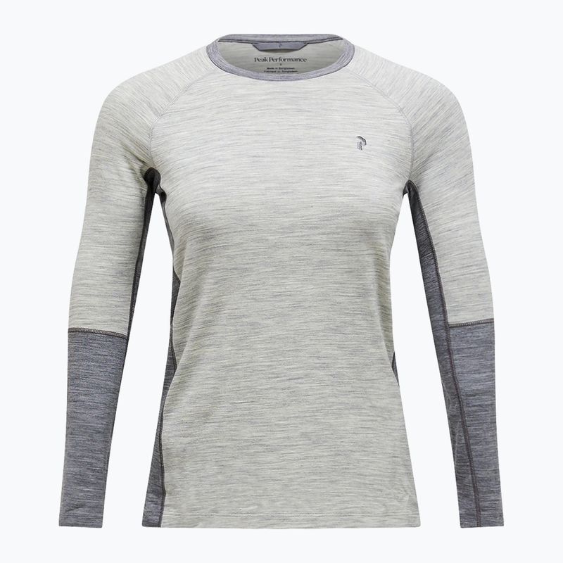 Bluza termoaktywna damska Peak Performance Magic Crew Wool-Blend Baselayer med grey melange 4