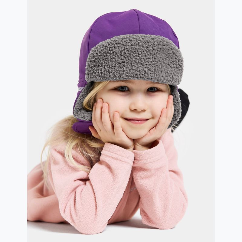 Czapka dziecięca Didriksons Biggles royal purple 5