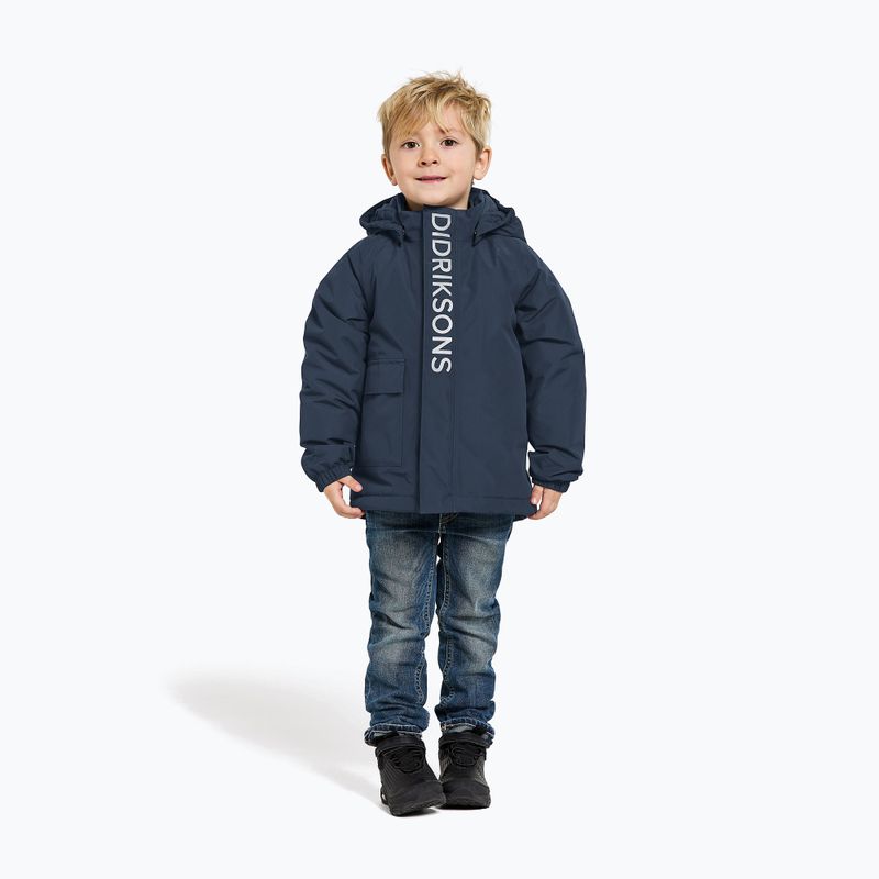 Kurtka dziecięca Didriksons Talvi navy 4