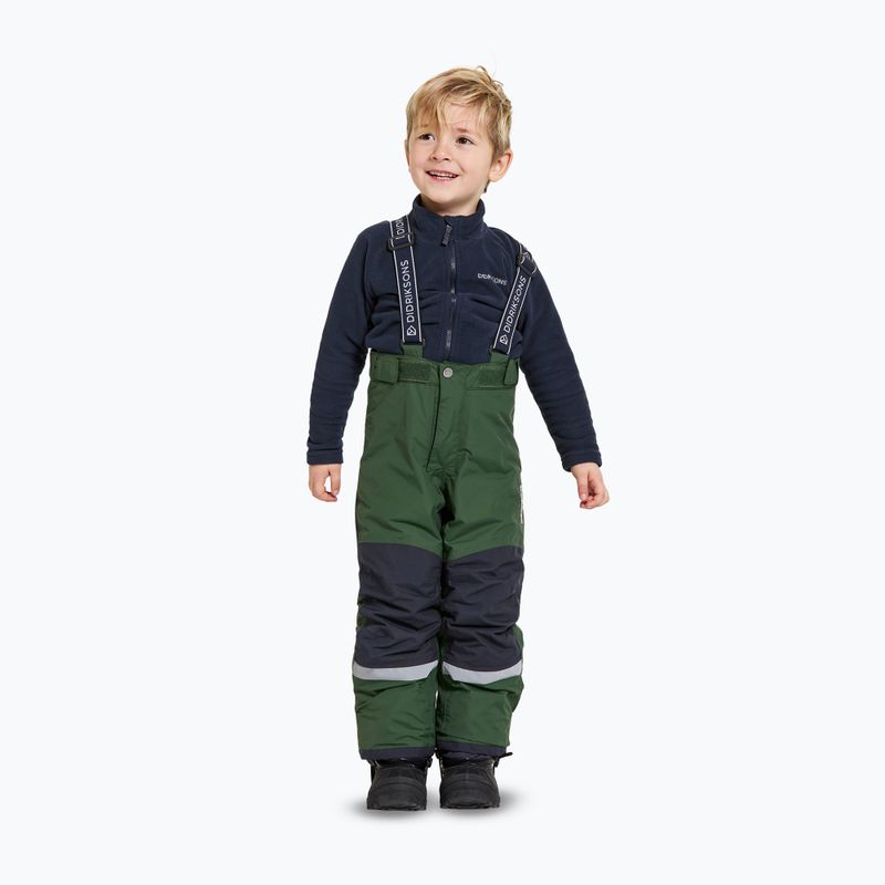 Spodnie narciarskie dziecięce Didriksons Idre pine green