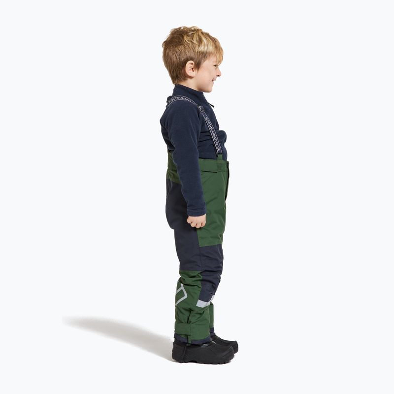 Spodnie narciarskie dziecięce Didriksons Idre pine green 3