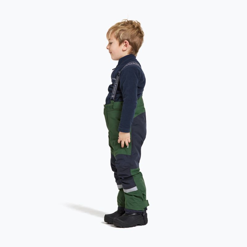 Spodnie narciarskie dziecięce Didriksons Idre pine green 4