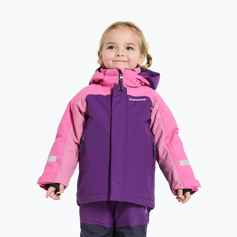 Kurtka dziecięca Didriksons Neptun royal purple