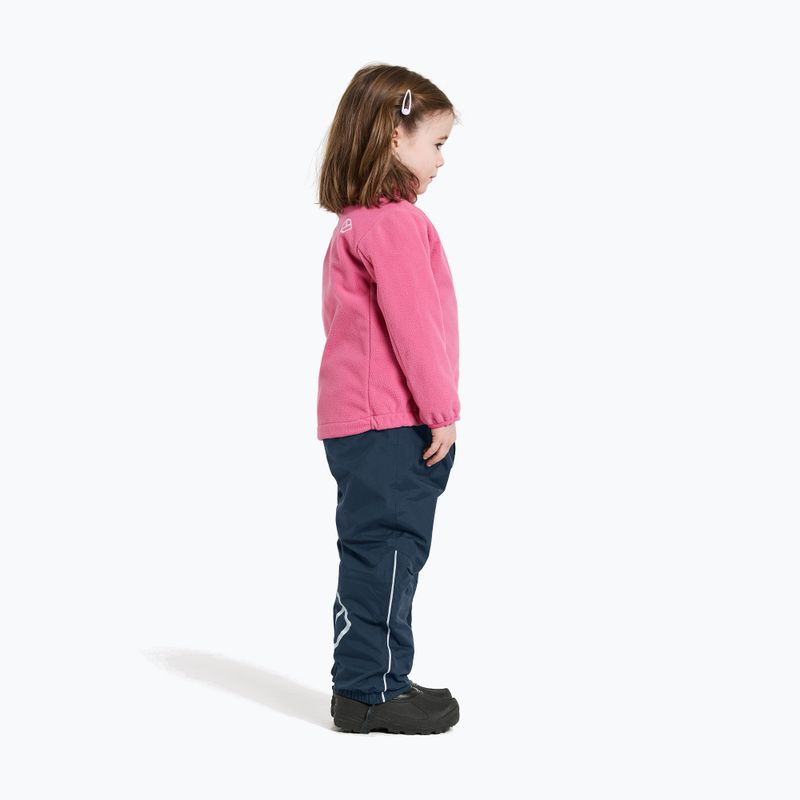 Bluza polarowa dziecięca Didriksons Muskot sweet pink 4
