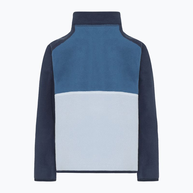 Bluza polarowa dziecięca Didriksons Monte Half Button cloud blue 8