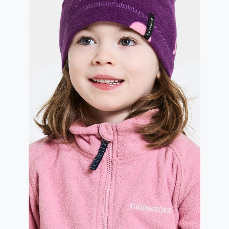 Bluza polarowa dziecięca Didriksons Monte Fz light heather pink 6