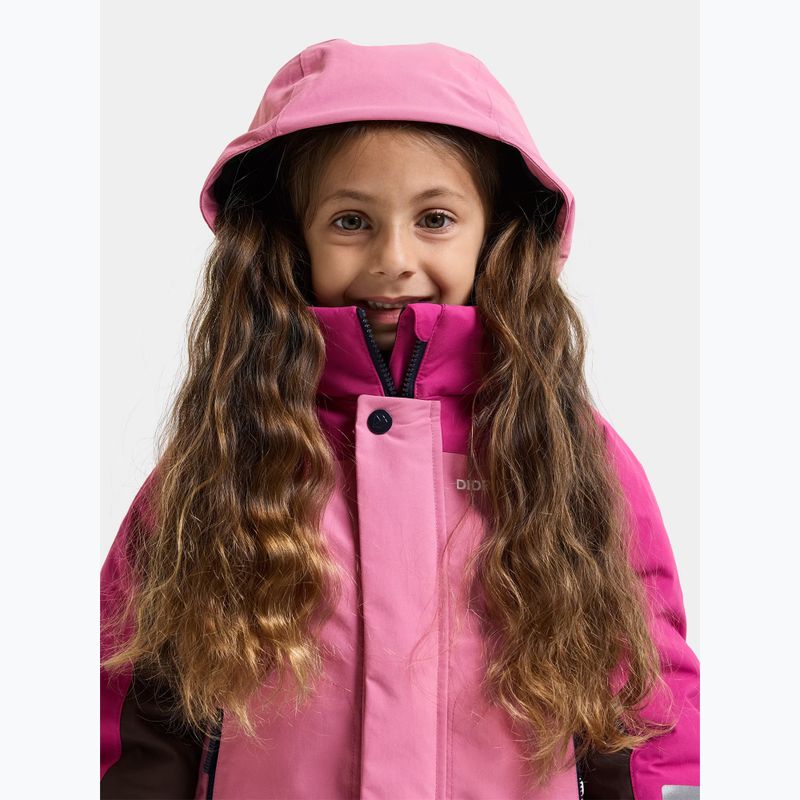 Kurtka dziecięca Didriksons Neptun 5 heather pink 7