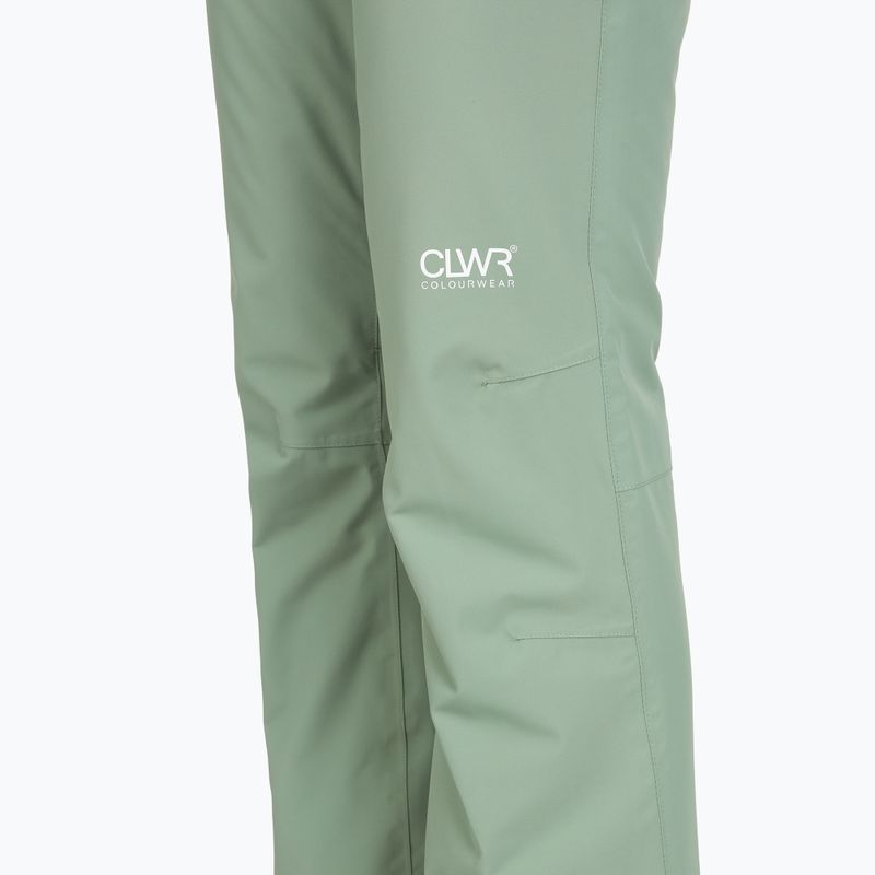 Spodnie snowboardowe damskie Colourwear Cork lt sage 3