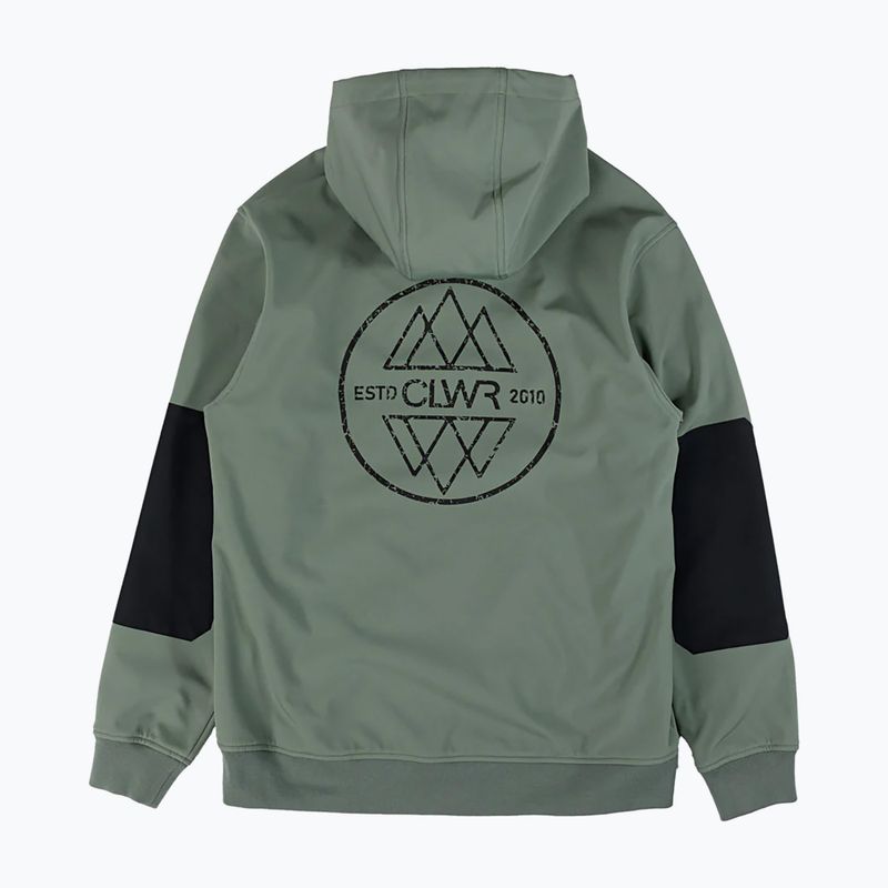 Bluza snowboardowa Colourwear Est 2010 Hood dk sage 11