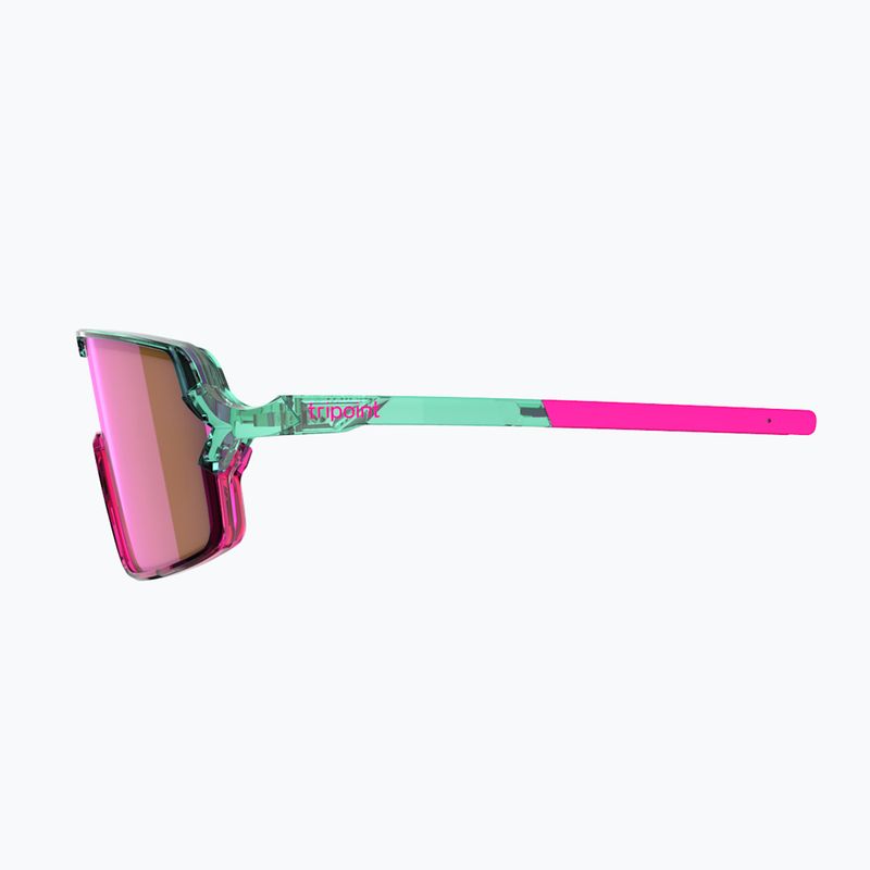 Okulary przeciwsłoneczne Tripoint 008 Lake Prespa X crystal neon turquoise/brown/pink multi 5